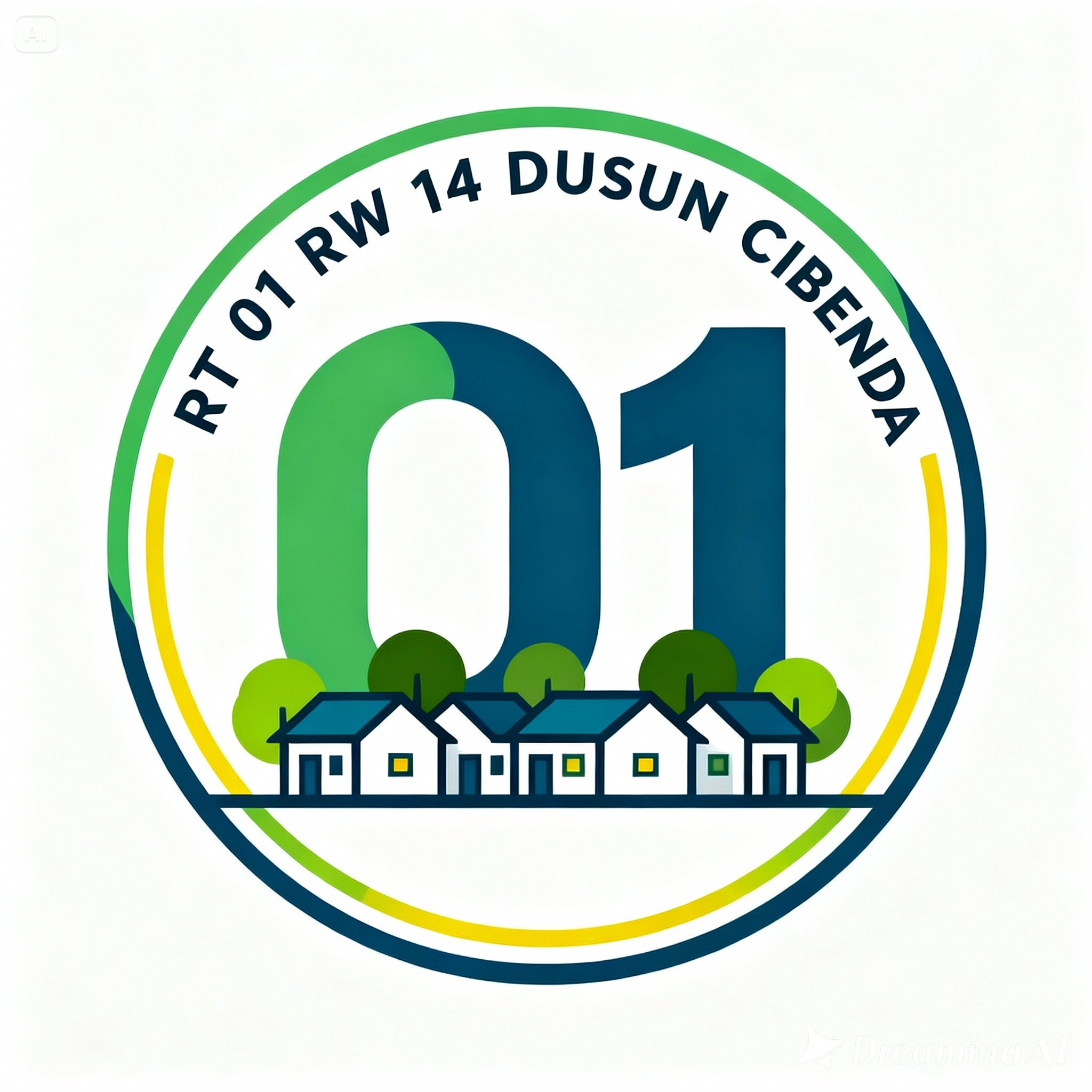 dreamina-2026-01-02-7033-Modern emblem logo, large stylized numbe...